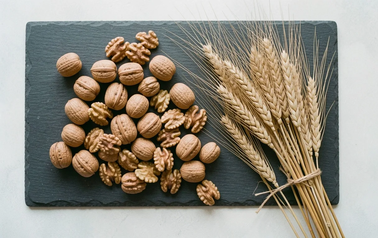 Technical close-up of regional nutritional sources